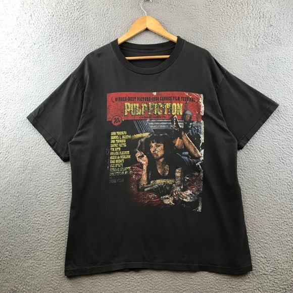 1994 Vintage PULP FICTION 90s Movie L Single stitch T-Shirt - Picture 1 of 8